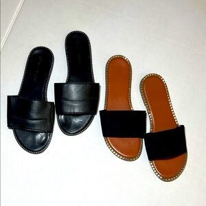 Women’s BlackSlide Sandals 8 1/2